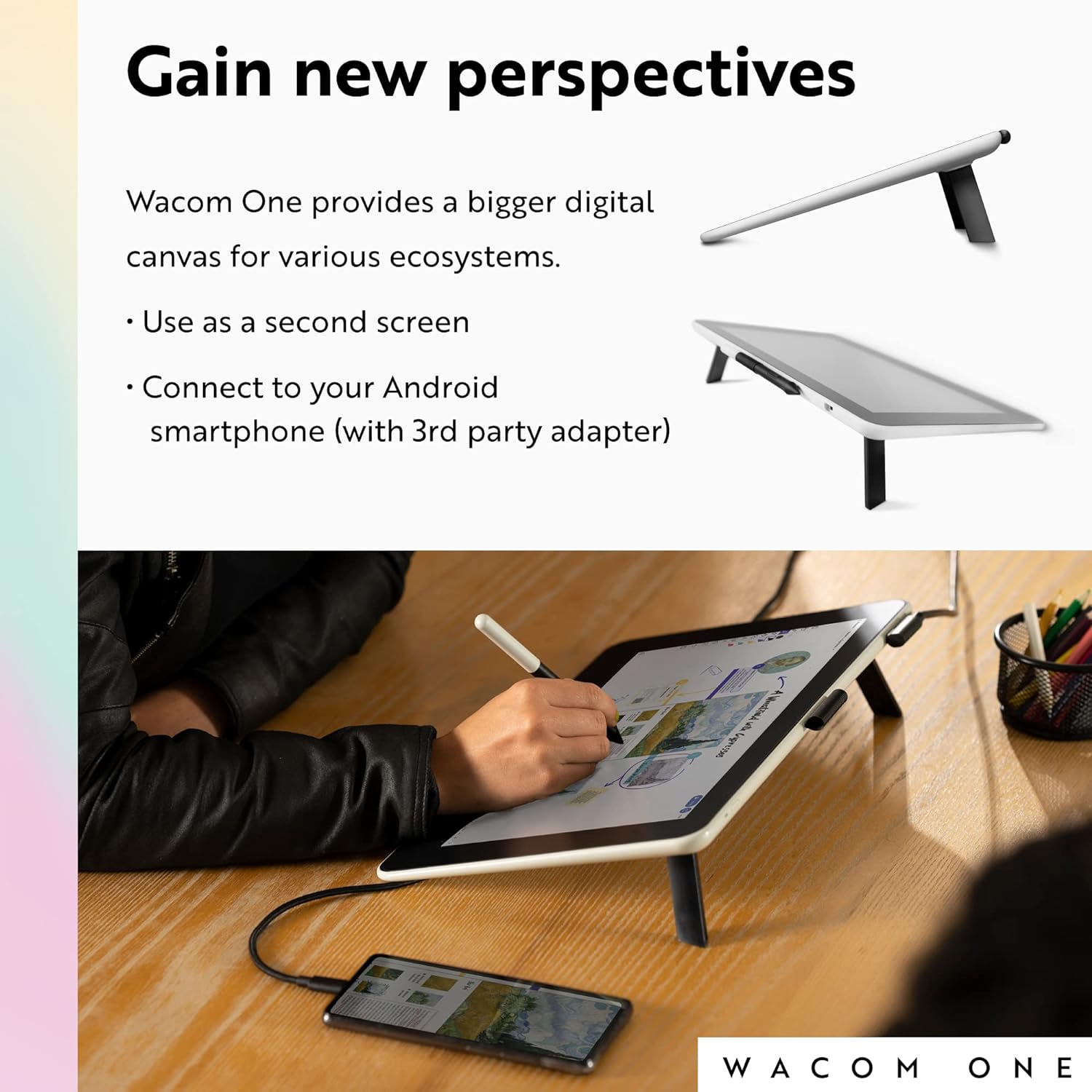 Wacom One 13 Creative Pen Display Drawing Tablet 13.3 Wacom One 13 Creative Pen Display Drawing Tablet 13.3